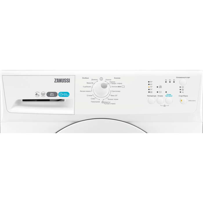 Zanussi - Компактна пральна машина - ZWSO6100V